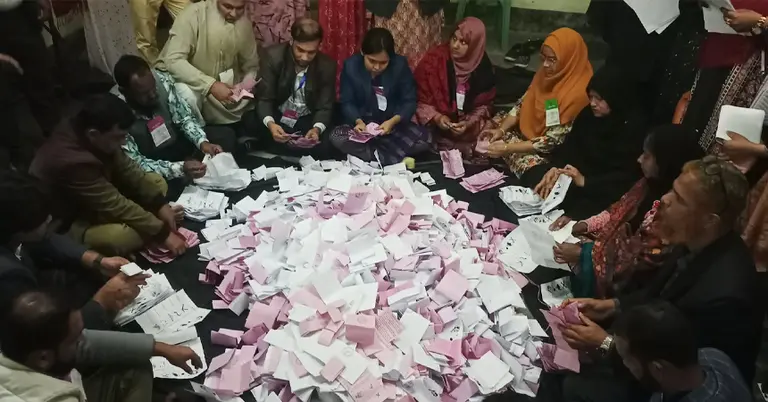 ভোট গণনা কার্যক্রম